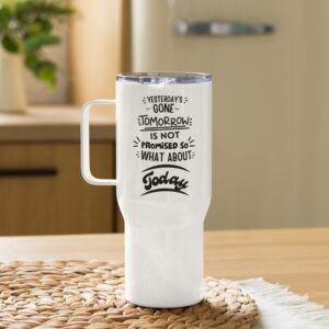 Today’s Journey Inspirational Travel Mug with Handle
