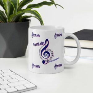 First Lady Entertainment White Glossy Mug